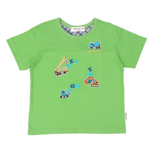 働く車 刺繍ワッペン Tシャツ