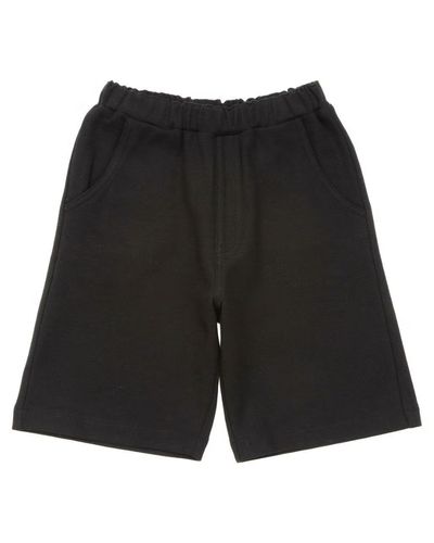 綿100％ ロゴ ハーフ丈 パンツ