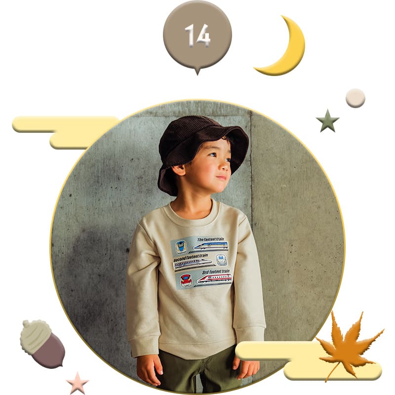 moononnon 子供服 女の子 トレーナー特集 メイン写真