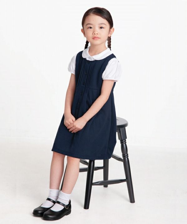 お受験や学校見学におすすめの女の子用ネイビージャンパースカート