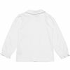 子供服 女の子 綿100％音符刺繍襟付きブラウス ホワイト(01) 背面