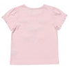 子供服 女の子 綿100％リボンモチーフフリル袖Tシャツ ピンク(02) 背面