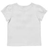 子供服 女の子 綿100％リボンモチーフフリル袖Tシャツ オフホワイト(11) 背面