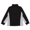子供服 男の子 ハーフジップバイカラー裏毛トレーナー ブラック(00) 背面