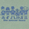 ベビー服 男の子 綿100％サッカーチームプリント裏毛トレーナー グリーン(08) デザインポイント1