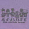 ベビー服 男の子 綿100％サッカーチームプリント裏毛トレーナー パープル(91) デザインポイント1