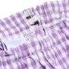 子供服 女の子 ギンガムチェック柄キュロットパンツ パープル(91) デザインポイント2