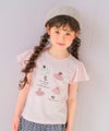 子供服 女の子 綿100％バレエプリントTシャツ