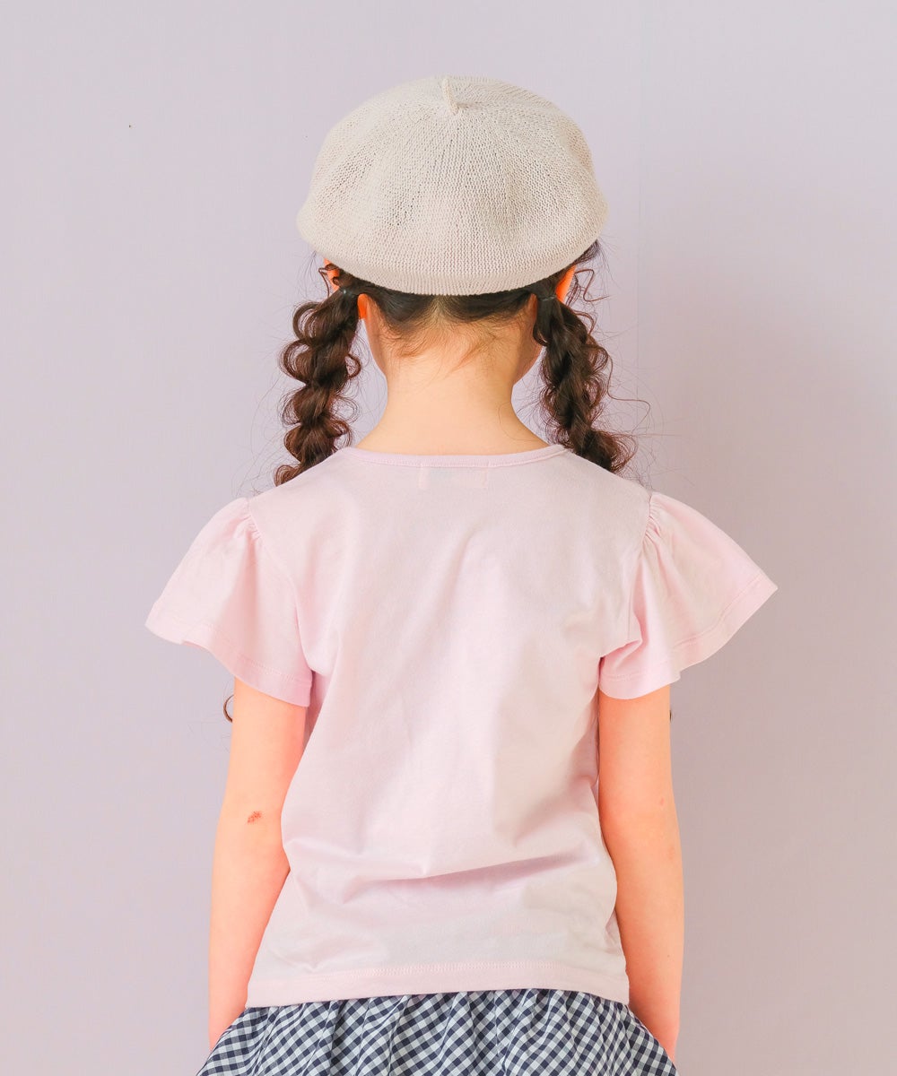 子供服 女の子 綿100％バレエプリントTシャツ