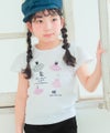 子供服 女の子 綿100％バレエプリントTシャツ
