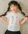 子供服 女の子 綿100％バレエプリントTシャツ