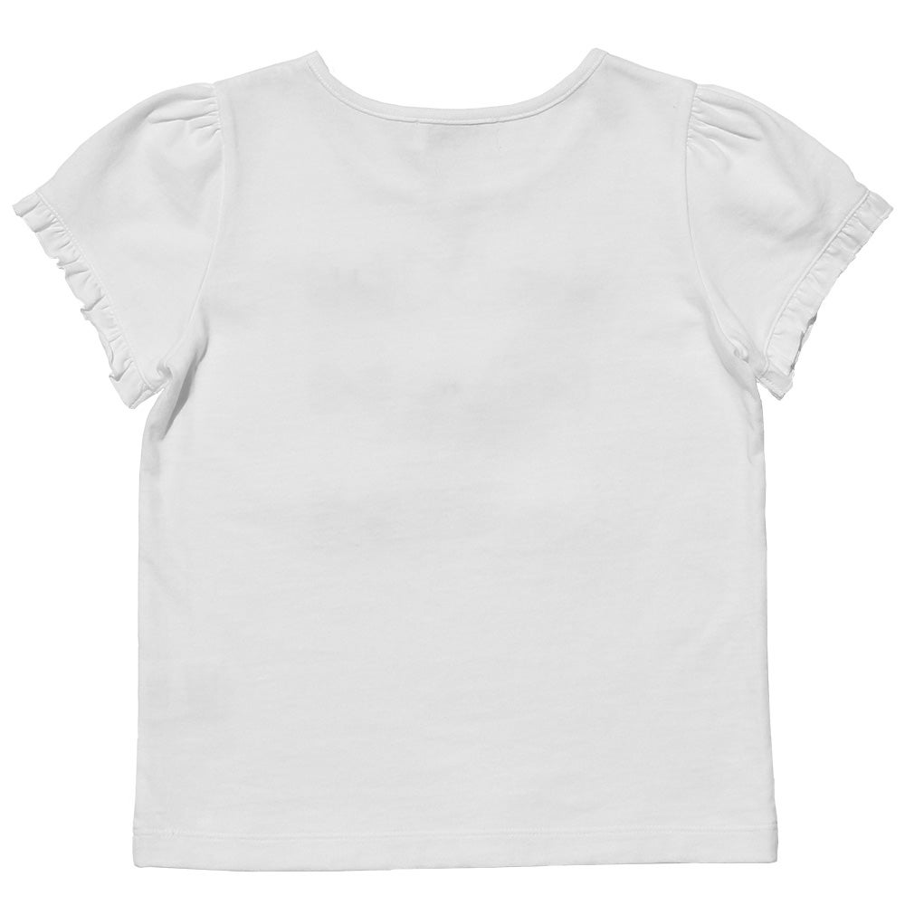 子供服 女の子 綿100％バレエプリントTシャツ