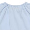 ベビー服 男の子 ベビーサイズ綿100％花モチーフプリントTシャツ ブルー(61) デザインポイント2