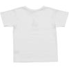 子供服 男の子 綿100％ヨットプリントマリンTシャツ オフホワイト(11) 背面