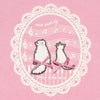 ベビー服 女の子 ベビーサイズ綿100％ネコアップリケつきTシャツ ピンク(02) デザインポイント1