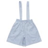 子供服 女の子 サスペンダー付きストライプ柄キュロットパンツ ブルー(61) 背面