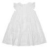子供服 女の子 日本製綿100％花柄レース裏地付きワンピース オフホワイト(11) 背面
