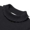 子供服 女の子 無地リブ生地インナーハイネックTシャツ ピンク(02) モデル画像アップ