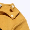 ベビー服 男の子 ベビーサイズ恐竜刺繍動物シリーズTシャツ イエロー(04) デザインポイント2