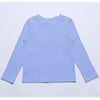 子供服 女の子 音符刺繍リブTシャツ ブルー(61) 背面