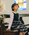 子供服 女の子 日本製音符ワンピース ブラック(00) 