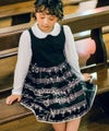 子供服 女の子 日本製音符ワンピース ブラック(00) 