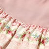 ベビー服 女の子 日本製花柄＆リボンプリントワンピース ピンク(02) デザインポイント1