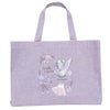 子供服 女の子 スワン＆バレエモチーフお稽古トートバッグ パープル(91) 正面