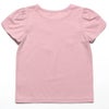 子供服 女の子 綿100％ちょうちょプリントTシャツ ピンク(02) 背面