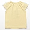 ベビー服 女の子 お花プリント＆リボン付きTシャツ イエロー(04) 背面
