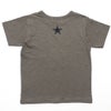 ベビー服 男の子 ポシェット風モチーフTシャツ チャコールグレー(93) 背面