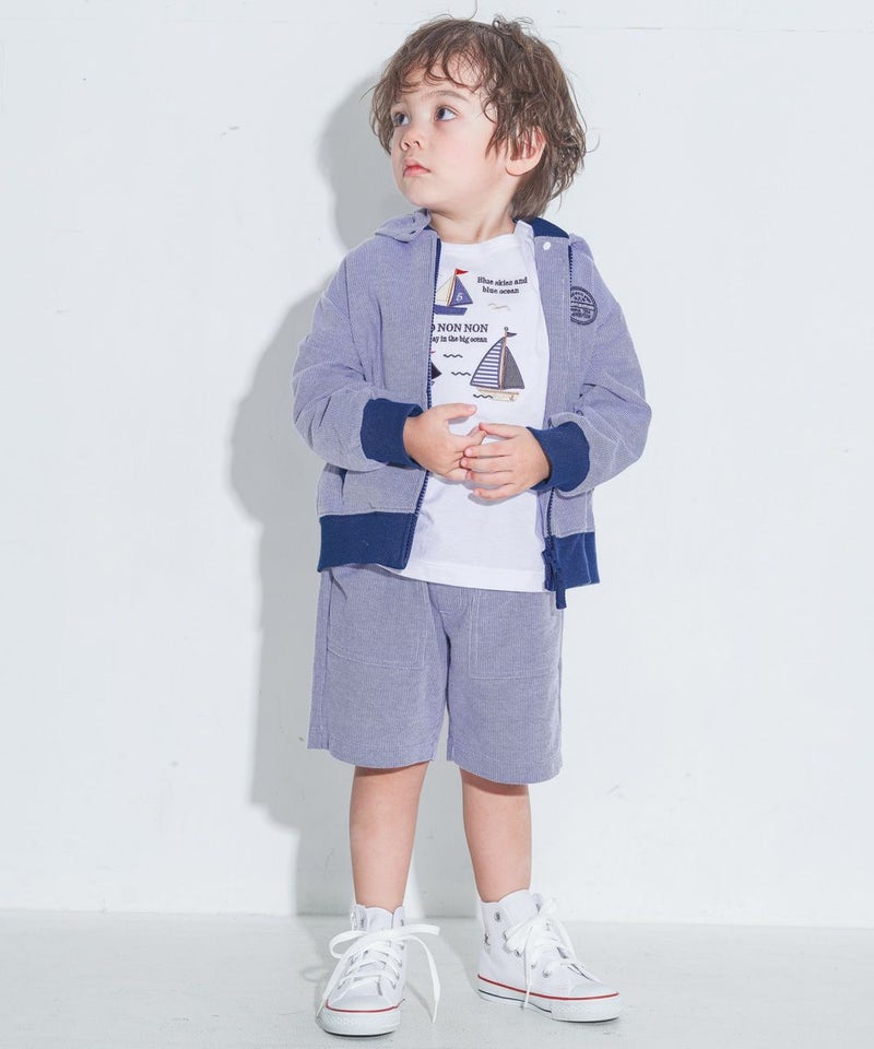 ストライプ柄 ハーフパンツ｜ベビー・子供服 通販 moononnon むー 