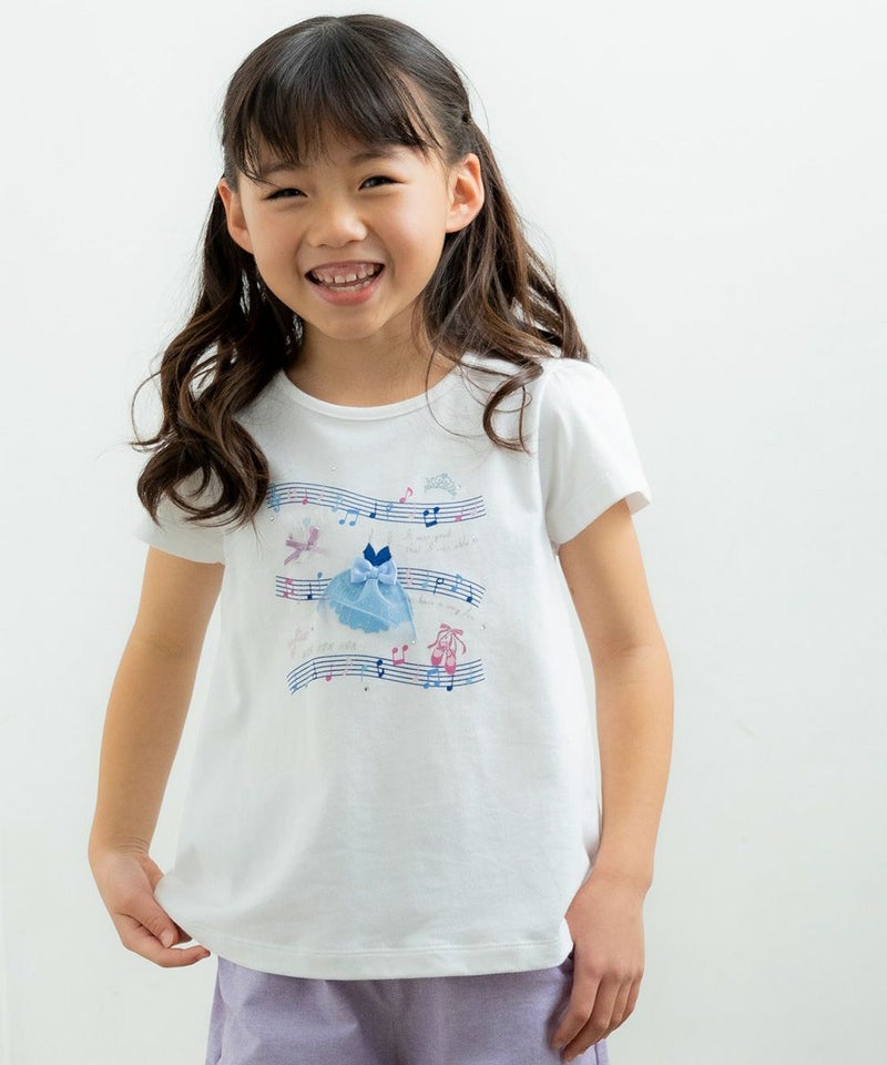 moononnonリピーター続出♥可愛すぎるプチプラTシャツ!綿100%音符プリントTシャツ