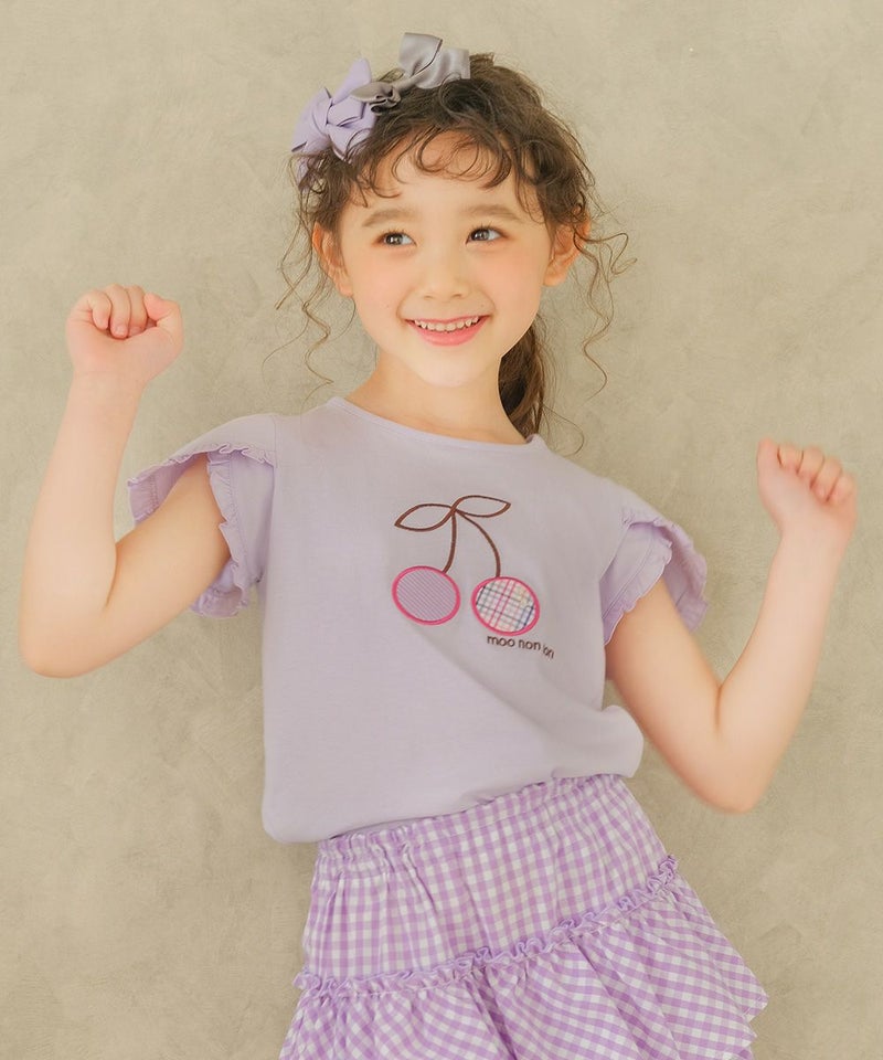 女の子ブランド・moononnonリピーター続出♥可愛すぎるプチプラTシャツ!さくらんぼモチーフTシャツ