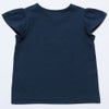 ベビー服 女の子 綿100％サマーアイテムモチーフつきTシャツ ネイビー(06) 背面