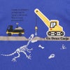 ベビー服 男の子 恐竜プリント＆乗り物ワッペンTシャツ ブルー(61) デザインポイント1