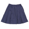 子供服 女の子 ウエストゴム　プリーツ　タック　スカート ネイビー(06) 背面