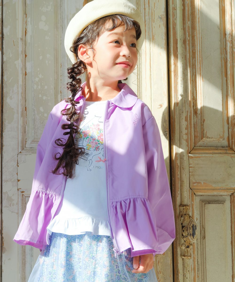 アウトレットセール秋冬 100cm限定 110cm限定】音符 刺繍入り フリル