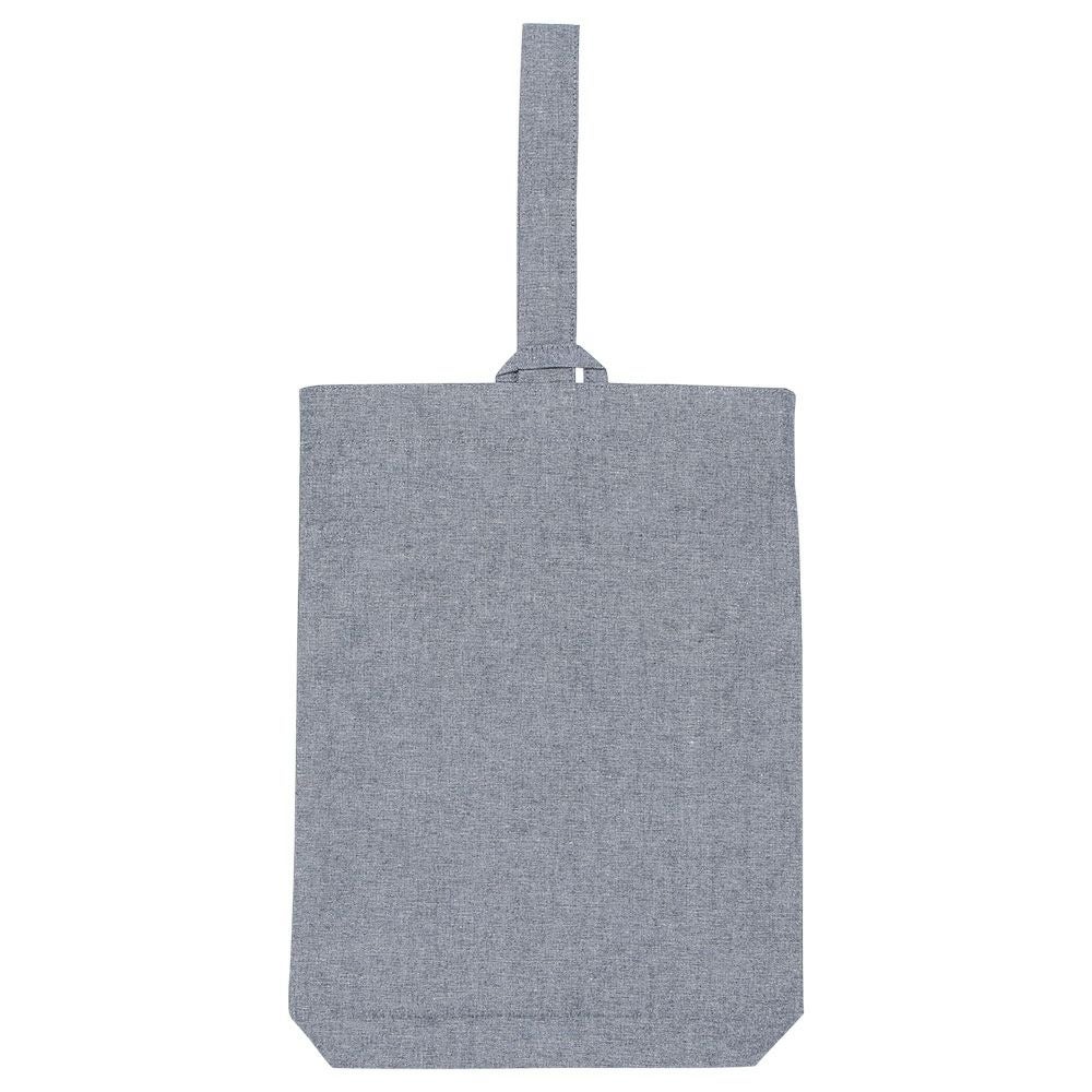 子供服 女の子 リボン ダンガリー シューズケース シューズバッグ ネイビー(06) 背面