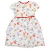 子供服 女の子 花柄 リボン ワンピース オフホワイト(11) 背面