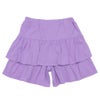ベビー服 女の子 綿100％ ウエストゴム フリル 無地 キュロット パープル(91) 背面