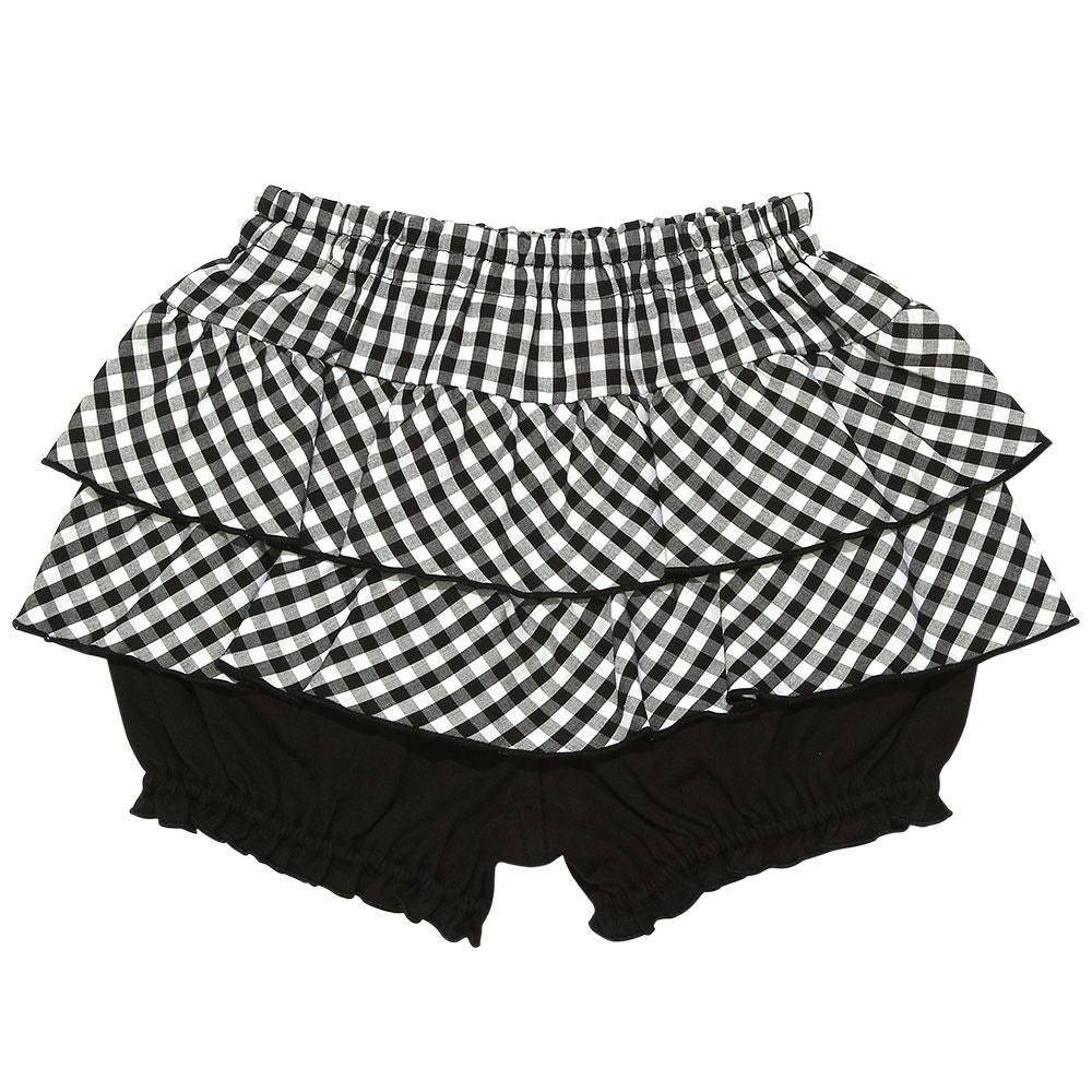 ギンガムチェック柄 フリル ブルマ かぼちゃパンツ｜ベビー・子供服