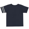 子供服 男の子 綿100％ ロゴ 刺繍 ポケット ワッペンつき Tシャツ ネイビー(06) 背面