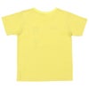 ベビー服 男の子 綿100％ 恐竜 ロゴ プリント ワッペンつき Tシャツ イエロー(04) 背面