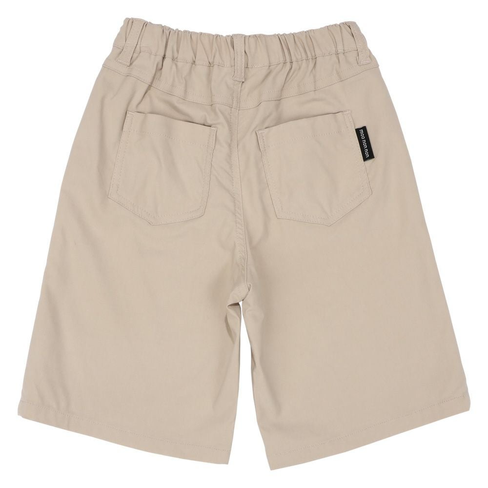 ベビー服 女の子 スーパーストレッチ ハーフパンツ ベージュ(51) 背面