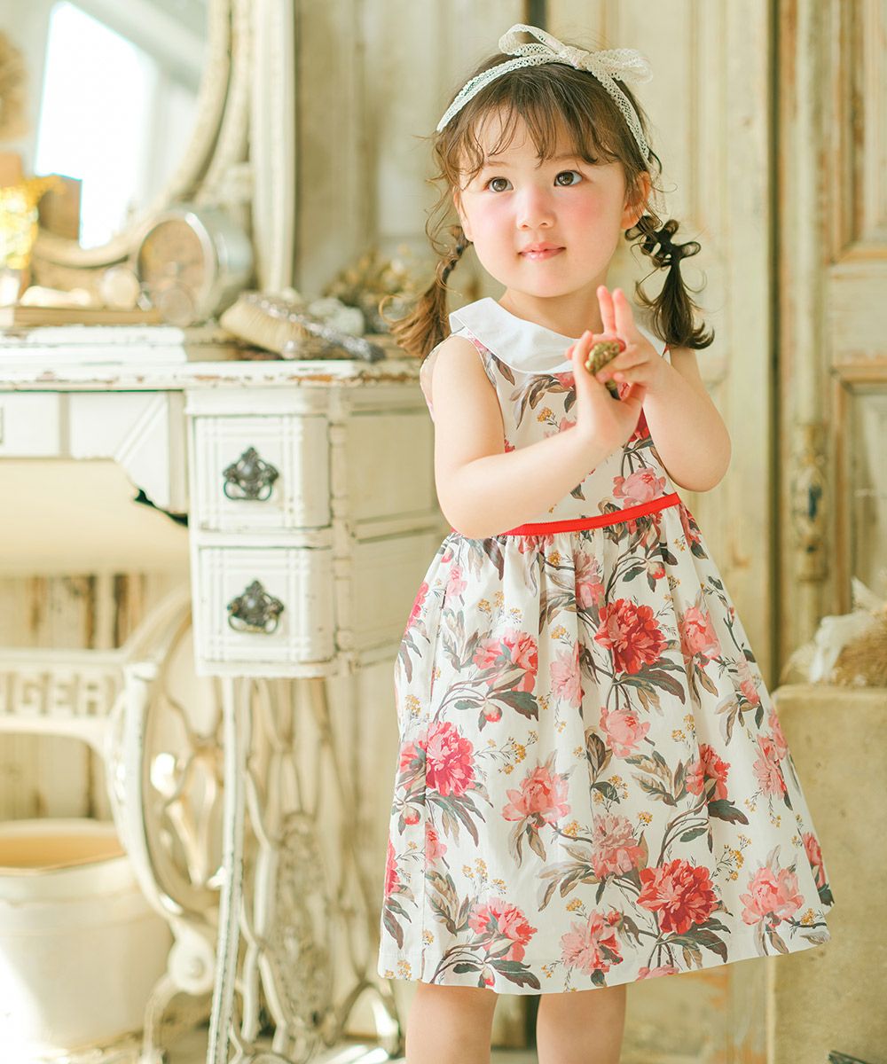 日本製 リバティプリント使用 花柄 ワンピース｜ベビー・子供服 通販