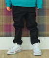 ベビー服 男の子 ストレッチツイルパンツ ブラック(00) モデル画像アップ