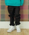 ベビー服 男の子 ストレッチツイルパンツ ブラック(00) モデル画像1