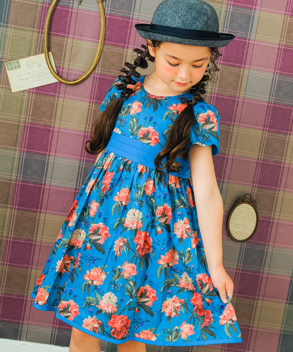 【 美品 】familiar リバティ 小花柄 ワンピース 80cm 女の子 楽天市場】女の子 キッズ 子供服 ワンピース 半袖 フリル袖 袖なし