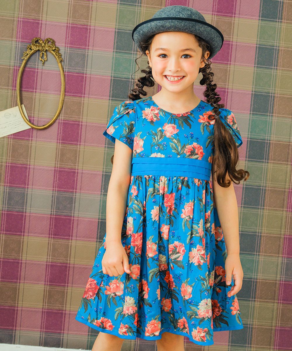 日本製 リバティプリント使用 花柄 ワンピース｜ベビー・子供服 通販